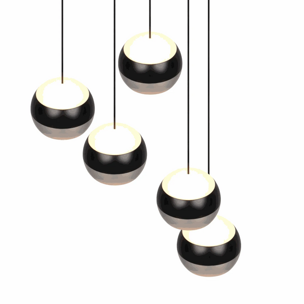große Pendelleuchte in Nickel matt mit Switch Dimmer und 960 Lumen für stimmungsvolle Beleuchtung
