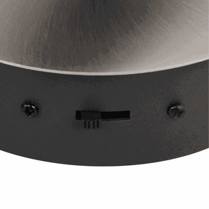 Wandleuchte LED in Nickel matt mit Switch Dimmer und 960 Lumen Lichtstärke