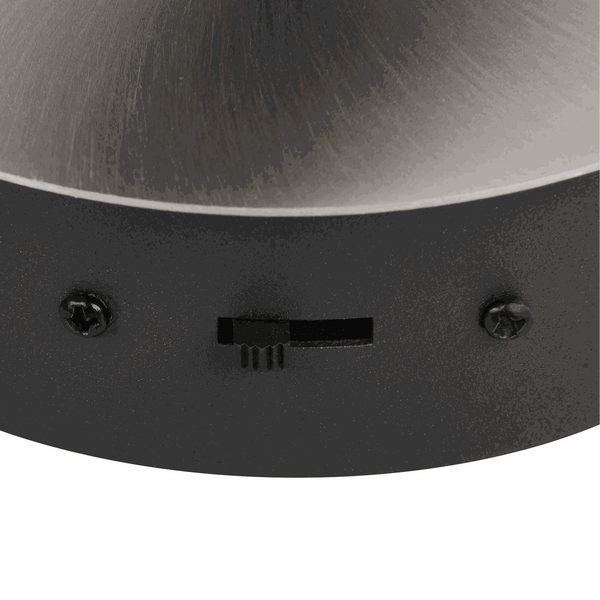 Wandleuchte LED in Nickel matt mit Switch Dimmer und 960 Lumen Lichtstärke