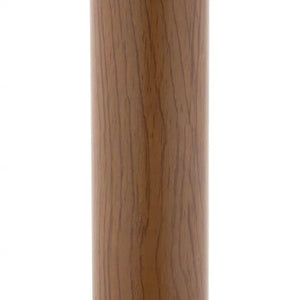 Sonnenschirm Life Lift Ø 305 cm in Holzoptik mit Knickvorrichtung und UV-Schutz LSF 50+