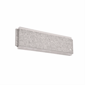 Wandleuchte 50x15 cm LED in nickel matt mit integriertem Dimmer und 2000 Lumen Lichtleistung