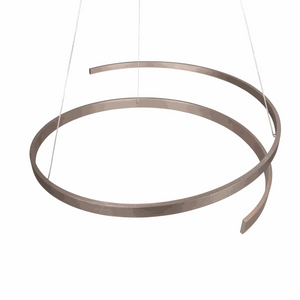 Pendelleuchte LED dimmbar höhenverstellbar Nickel matt 5950 Lumen 50 Watt SMD-LED