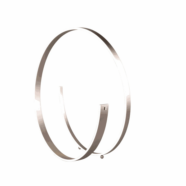 Stehleuchte LED in Nickel matt mit 4900 Lumen und Switch Dimmer