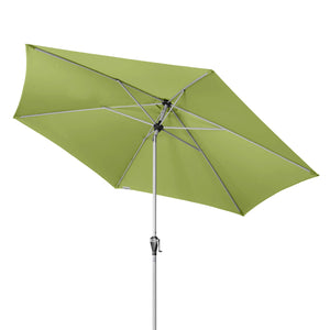 Doppler Active Auto Tilt Sonnenschirm in Fresh Green mit automatischer Neigefunktion und UV-Schutz für Terrasse