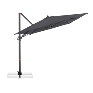 Pendelschirm myZone AX 320x240 cm Anthrazit mit 360° Drehfunktion und UV-Schutz