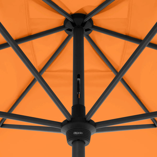 Doppler myZone Auto Tilt Sonnenschirm 300x200 cm in Orange mit automatischer Neigefunktion und UV-Schutz