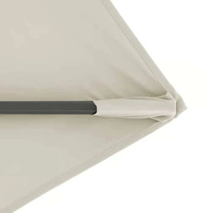 Grüner Ampelschirm Active Pendel 240x135 cm für enge Balkone, 360° drehbar, höhenverstellbar, nachhaltiger rPET-Stoff, UV-Schutz LSF 50+