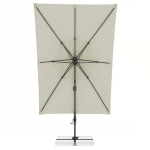 Ampelschirm Active Pendel grün, 240×135 cm, faltbar, höhenverstellbar, UV-Schutz, ideal für kleine Balkone