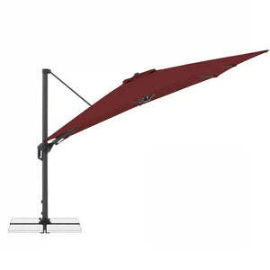 Ampelschirm Active Pendel Bordeaux, drehbar, höhenverstellbar, UV-Schutz, für kleine Balkone