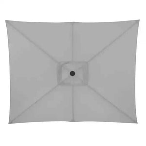 Hellgrauer rechteckiger Sonnenschirm Life Lift 250x200 cm mit Knickfunktion und UV-Schutz