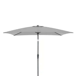 Sonnenschirm Life Lift Hellgrau 250×200 cm mit Knickfunktion, Kurbelmechanik und UV-Schutz