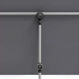 Balkonblende Active Anthrazit 180x130 cm UV-Schutz 50+ höhenverstellbar drehbar kippbar leicht pflegeleicht Stahlgestell