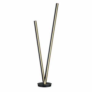 Stehleuchte 172,5 cm schwarz matt mit Sensordimmer und LED-Licht