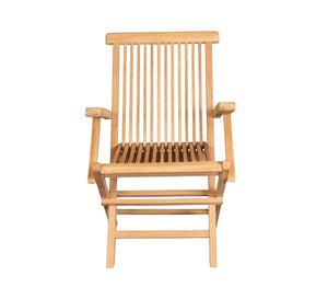 Klappstuhl Riva mit Armlehne aus Teakholz