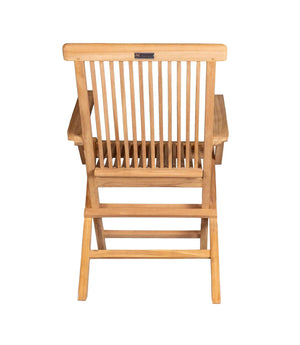 Klappstuhl Riva mit Armlehne aus Teakholz