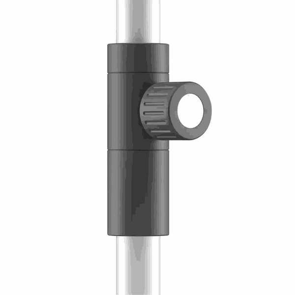 Schwarzer Sonnenschirm Apoll 240x240 cm mit Easy Tilt® Funktion und UV-Schutz 80+