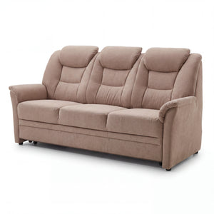 3-Sitzer Sofa aus Stoff mit Möbelgleitern