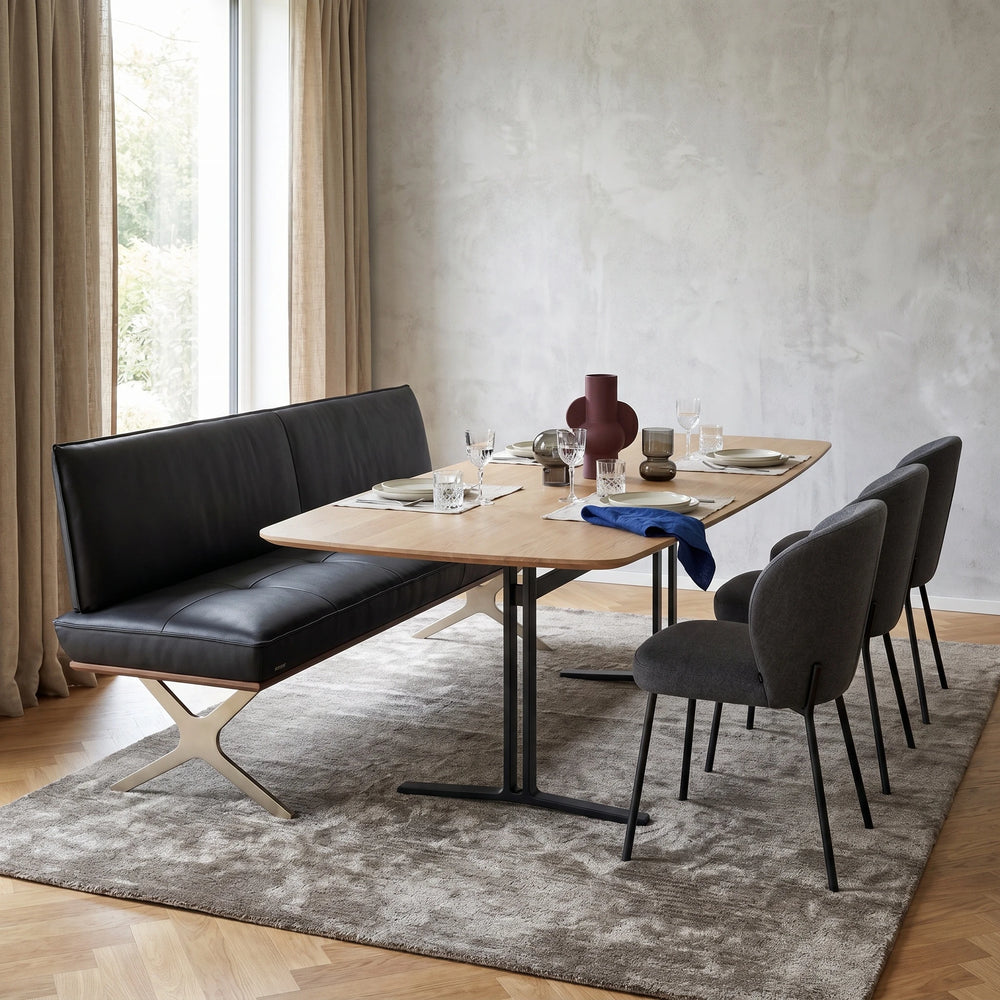 Einzelbank, Dining-System, Leder A-India-Spider