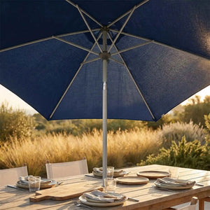 Sonnenschirm Act Push Up Natur Ø 310 cm mit Push-Up-Technologie, UV-Schutz und höhenverstellbarem Aluminiumgestell [AI]