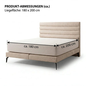 Boxspringbett, Sunny, 180x200 cm