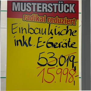 Küche Cascada Musterküche – Landhaus-modern in Steingrau inkl. Siemens-Geräten