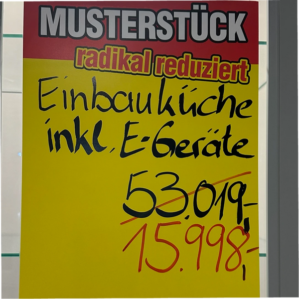 Küche Cascada Musterküche – Landhaus-modern in Steingrau inkl. Siemens-Geräten