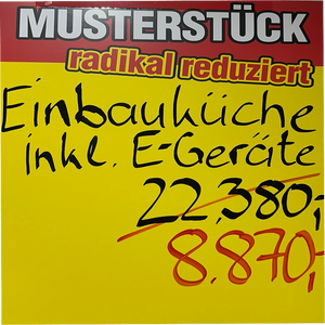 Einbauküche „Touch" in U-Form inkl. E-Geräte
