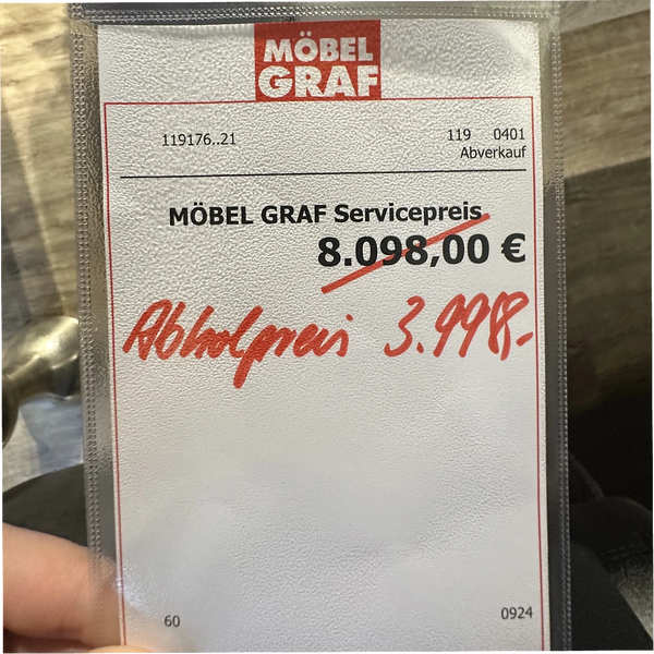 Polstergarnitur in Greige mit verstellbaren Kopfstützen