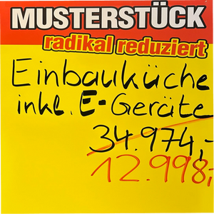 Küche Nordic Musterküche – Landhausküche in Schiefergrau matt inkl. E-Geräten