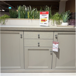 Sideboard „Formosa" – massive Pinie in soft gebürstetem Grau