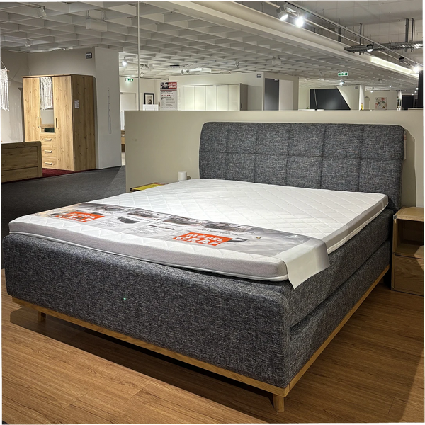 Boxspringbett Montero – Hotelkomfort mit massivem Eiche-Rahmen