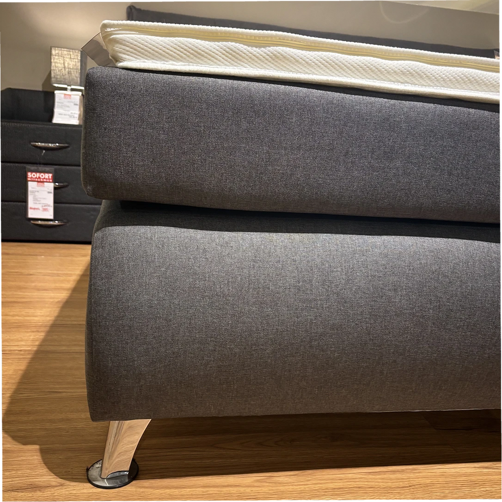 Boxspringbett in Anthrazit – Komfort, der zum Bleiben einlädt