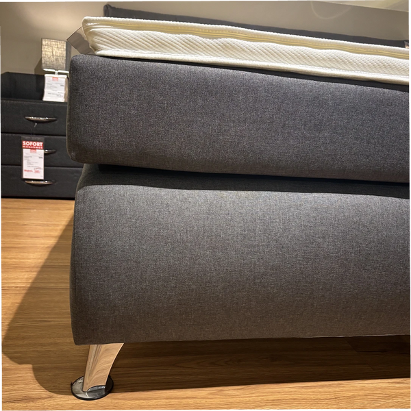 Boxspringbett in Anthrazit – Komfort, der zum Bleiben einlädt