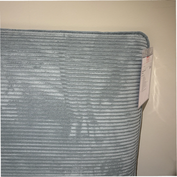 Boxspringbett Padua – kuscheliger Breitcord in trendigem Aqua