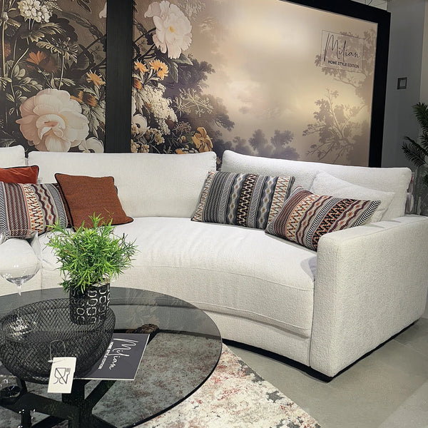Rundsofa „Milian" – Lounge-Feeling im Halbkreis