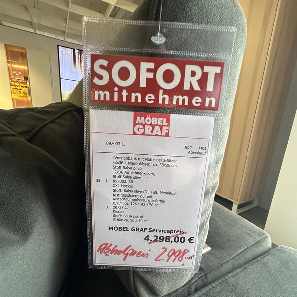 Ecksofa Salsa in Olive