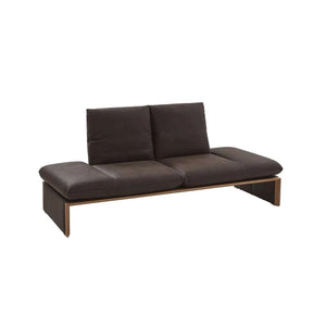 Polstergarnitur Harriet 2-Sitzer modernes Sofa mit verstellbarer Tiefe und Höhe