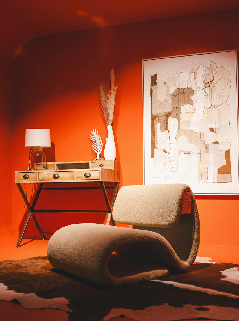 Polstermöbel Dresden – Bouclé-Sessel Kostenlose Beratung in der Ausstellung Möbel Graf Pirna, ohne Zeitdruck testen