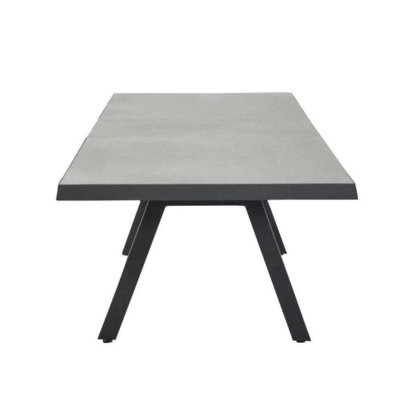 Moderner Ausziehtisch Vivera mit Betonoptik und Synchronauszug für Garten und Terrasse