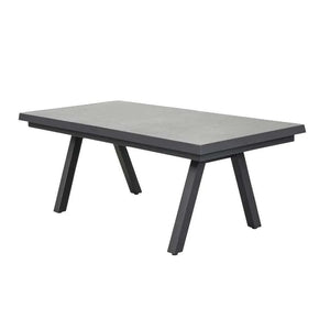 Moderner Ausziehtisch Vivera mit Betonoptik und Synchronauszug für Garten und Terrasse