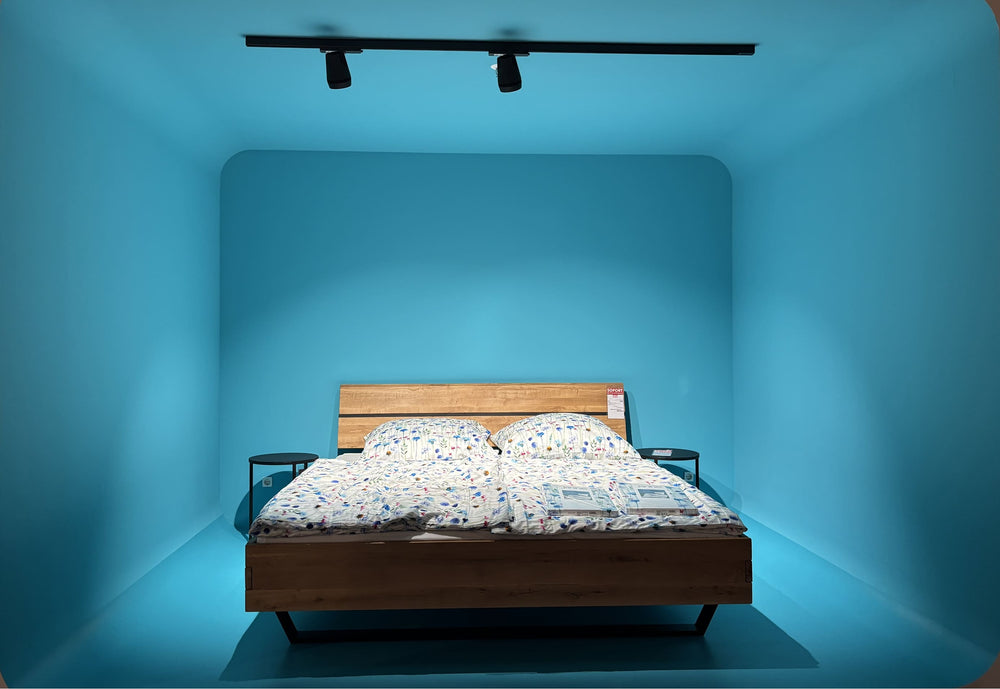 Schlafzimmer im Möbelhaus Dresden