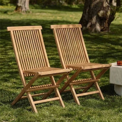 2er Set Klappstuhl Riva Teak