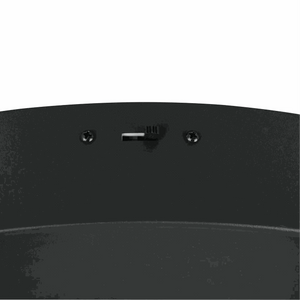 Deckenleuchte Ø50 cm LED schwenkbar nickel schwarz matt mit dimmbarer Farbtemperatur und Up-and-Down-Beleuchtung