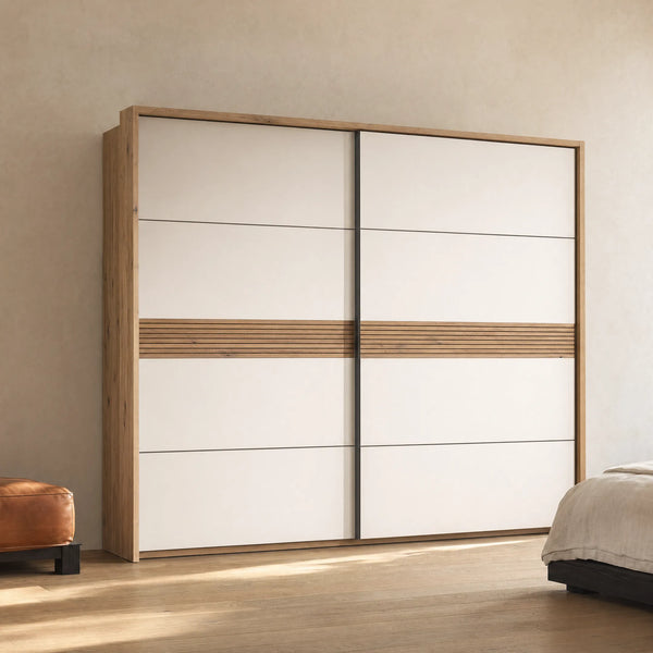 Schwebetürenschrank, Malaro, 280,5x230,5x66,4 cm
