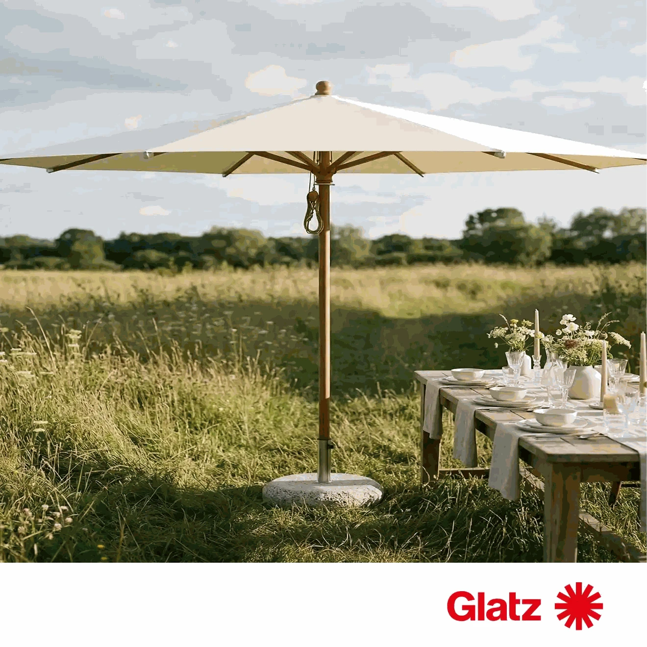 Glatz Sonnenschirm "Piazza" Ø 250 cm