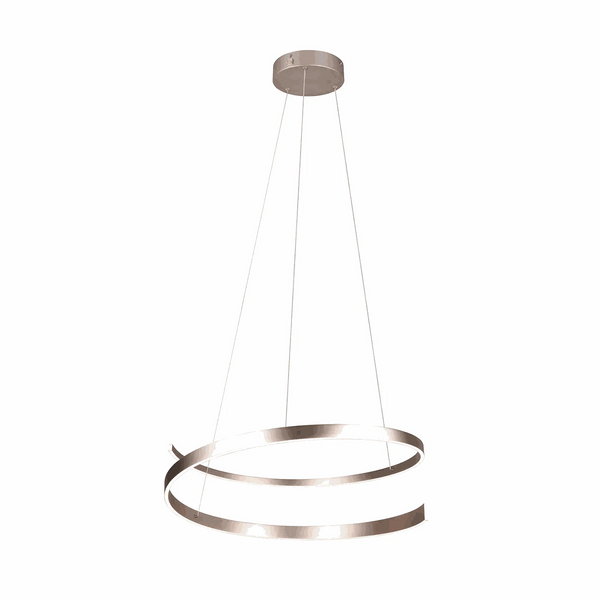 Pendelleuchte LED dimmbar höhenverstellbar nickel matt mit 5950 Lumen und SMD-LED-Technologie