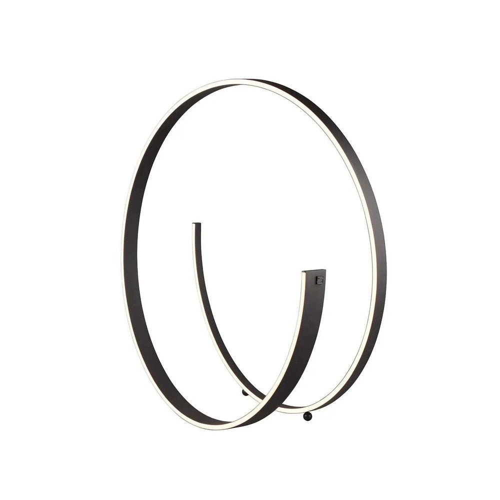 Stehleuchte LED schwarz matt 22cm mit 4900 Lumen und IP20 Schutz