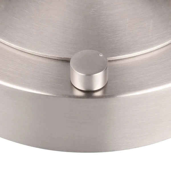 Tischleuchte 51 cm in nickel matt mit LED-Licht und 1500 Lumen für Innenbereiche