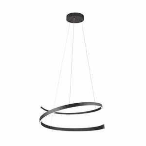 Pendelleuchte LED schwarz matt dimmbar 5950 Lumen modern