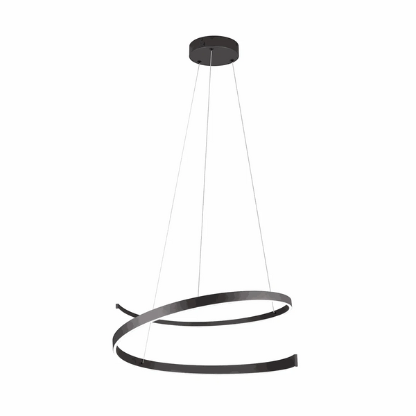 Pendelleuchte LED schwarz matt dimmbar 5950 Lumen modern